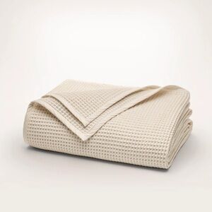 Boll and Branch Waffle Bed Blanket in Natural